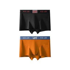Трусы мужские Edge Color 3.0, 2 шт Lee, черный+оранжевый