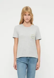 Футболка с принтом onlpolly Only, Light Grey Melange