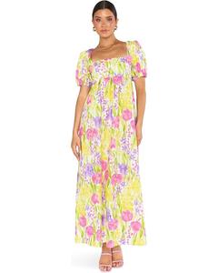 Платье Show Me Your Mumu Smitten Midi Dress, цвет Blooming Tulips