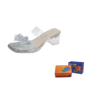 WOXXXN Быстросохнущие шлепанцы женские бокс серебристые, цвет Silver