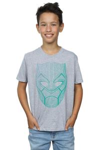 Футболка с маской «Черная пантера» Marvel, серый