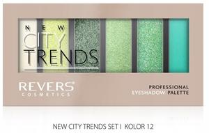 Профессиональные тени для век 12 Revers City Trends Стойкие