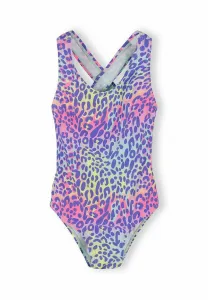 Цельный купальник Minoti, Purple/Multicolour