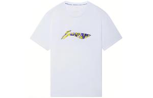 Футболка серии Badminton для мужчин, белая Lining, белый