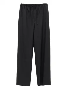 Брюки на кулиске THE ROW, черный