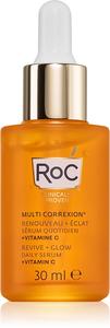 Multi correxion revive + glow осветляющая сыворотка с витамином С для лица и шеи Roc, 30 мл