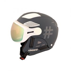 Горнолыжный шлем Diezz VISOR LOUNA II TEMPO темно-синий/белый