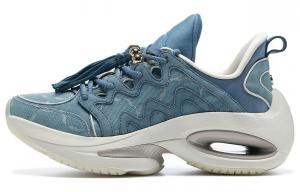 Кроссовки LI-NING 1990 Heart Dance Chunky Sneakers Women's Low-top Love Ocean Blue, синий