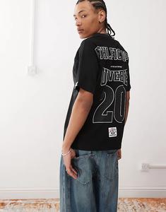 Футболка с логотипом спортивной майки Aape by A Bathing Ape черного цвета Aape By A Bathing Ape