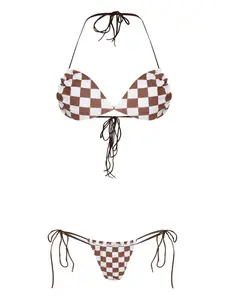 Бикини в клетку Amir Slama, белый