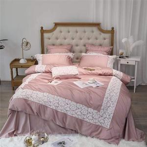 FGDSEEEKJUFHH Комплект постельного белья ретро стиль с кружевом