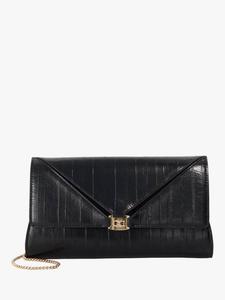 Кожаный клатч Bee Leather Dune London, Black