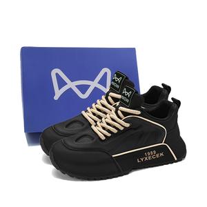 MIIOW Антискользящие износостойкие мужские низкие кэжуал кроссовки Black Camel Box, цвет Black Camel Box