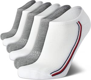 Мужские спортивные носки Tommy Hilfiger - носки Cushion, непрозрачные (6 шт.), White Multi