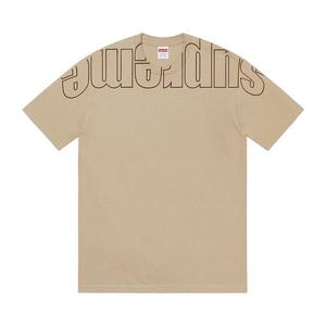 Футболка Supreme Upside Down Tee Stone, желто-коричневый