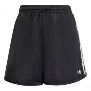 Шорты (WMNS) adidas Satin Shorts Ruffle 3-Stripes 'Black'