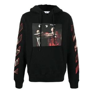 Толстовка fw21 logo pattern printing pullover ordinary version black Off-White, черный