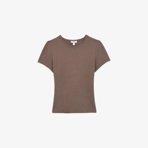 Футболка Reiss Jolie облегающего кроя, темно-коричневый