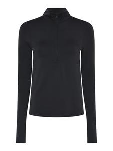 Топ Reset с длинным рукавом и молнией до середины бедра, черный girlfriend collective