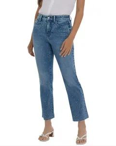 Джинсы прямого кроя Marilyn Washed Crystal Nydj