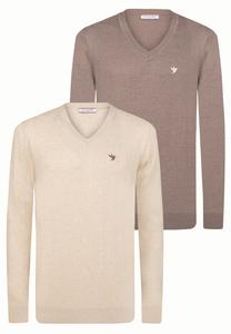 Свитер Felix Hardy, бежевый/темно-бежевый