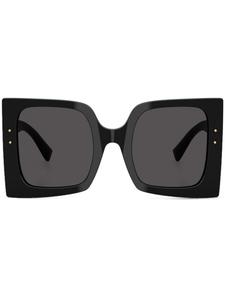 Солнцезащитные очки в массивной квадратной оправе Dolce & Gabbana Eyewear, черный