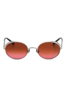 Солнцезащитные очки Matsuda в круглой оправе, белый