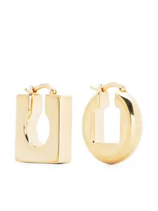 Серьги Les Boucles Rond Carre JACQUEMUS, золотой