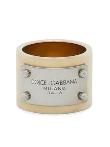Кольцо с логотипом Dolce & Gabbana, золотой