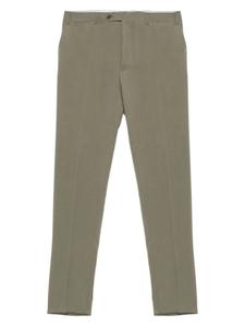 Брюки со складками Canali, зеленый