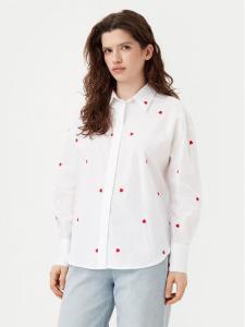 Свободная рубашка Nelly 15330490 Jdy, белый