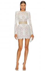 Платье мини Bronx and Banco Casey Lace, белый