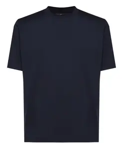 Футболка с круглым вырезом, производство Италия. Giuliano Galiano, синий