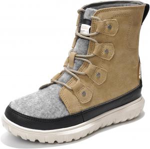 Project Cloud Женские зимние сапоги из 100% натуральной кожи - водонепроницаемая натуральная кожа, стелька с эффектом памяти и нескользящие зимние сапоги для женщин - обувь для улицы (Leonora), Taupe