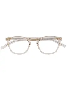 Очки в роговой оправе Saint Laurent, бежевый