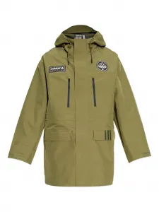 Куртка с капюшоном Adidas, зеленый