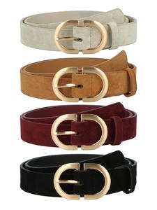 ABOUT YOU Ремень в цветах экрю, карамель, винно-красный, черный