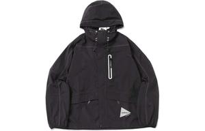 Gramicci X Patchwork Wind Hoodie 'Black' And Wander