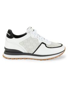 Низкие кожаные кроссовки с логотипом Karl Lagerfeld Paris, белый