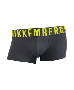Черные боксерские шорты из полиэстера с фирменным поясом. Bikkembergs, черный