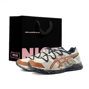 Низкие беговые кроссовки Gel Contend 4 для мужчин ASICS, серо-оранжевый