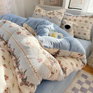 Disney Комплект постельного белья 1,5 м, 4 предмета, для одеяла 150x200 см