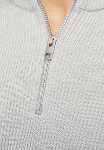Джемпер JJEPERFECT HALF ZIP Jack & Jones PREMIUM, светло-серый