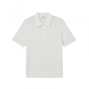 LACOSTE Трикотажный свитер мужской белый
