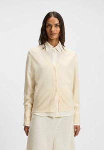 Кардиган BOSS Cardigan, Natural Eighteen/White