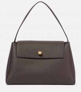 Сумка-тоут из кожи Audrey Khaite, Espresso