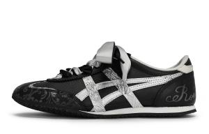 Machu Racer 811 Производство, Романтичные Дышащие Низкие Повседневные Туфли Unisex Черный Серый Серебристый Onitsuka Tiger, черный серыйсеребряный