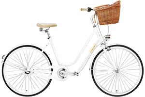 Городской велосипед Creme Molly - 26 дюймов - Tiefeinsteiger - 2023, цвет Weiß|Gold Chic