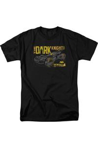 Футболка с коротким рукавом для взрослых Batman V Superman Mobile Dark Knight Gildan, черный