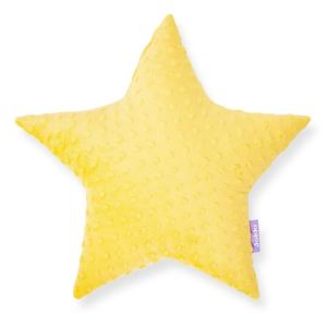 JUKKI декоративная подушка для детской комнаты STAR [желтый] 40см плюшевая подушка MINKY для детей мягкая подушка плюшевая подушка